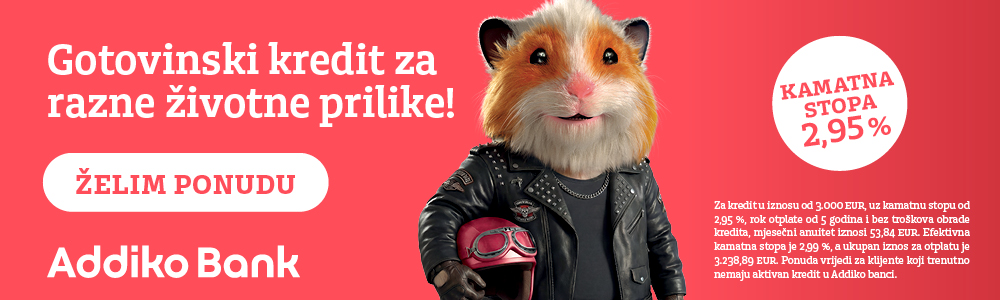 Addiko banka online kredit do 3000 EUR